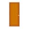 Codel Doors 36" x 80" x 1-3/8" Fir 1-Panel Interior Shaker 7-1/4" RH Prehung Door with Matte Black Hinges 3068fir8401RH10B714 - alternate 1